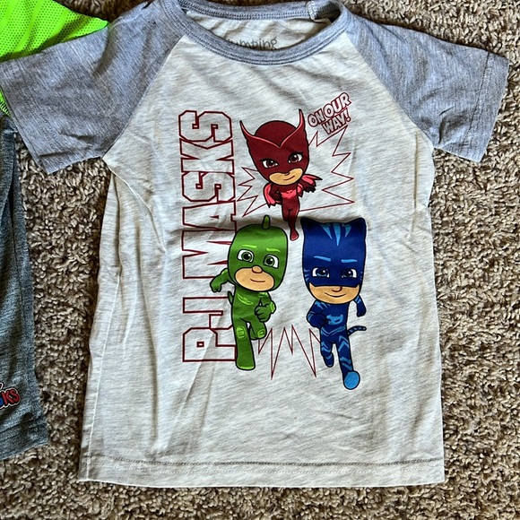 BNWOT PJ Masks raglan/athletic graphic tees for toddler boy in size 4T/4!! - Picture 5 of 6
